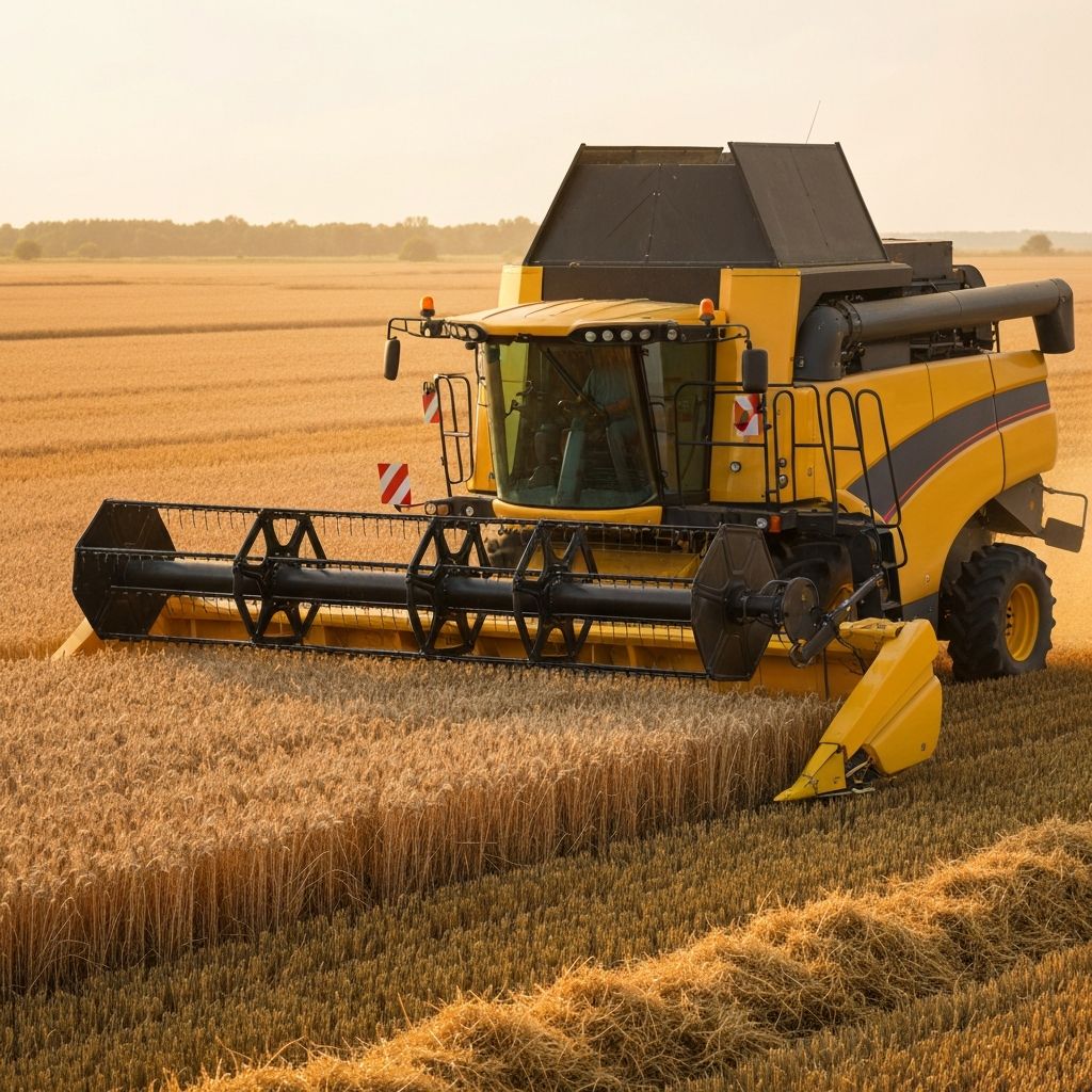 Colheita de trigo
